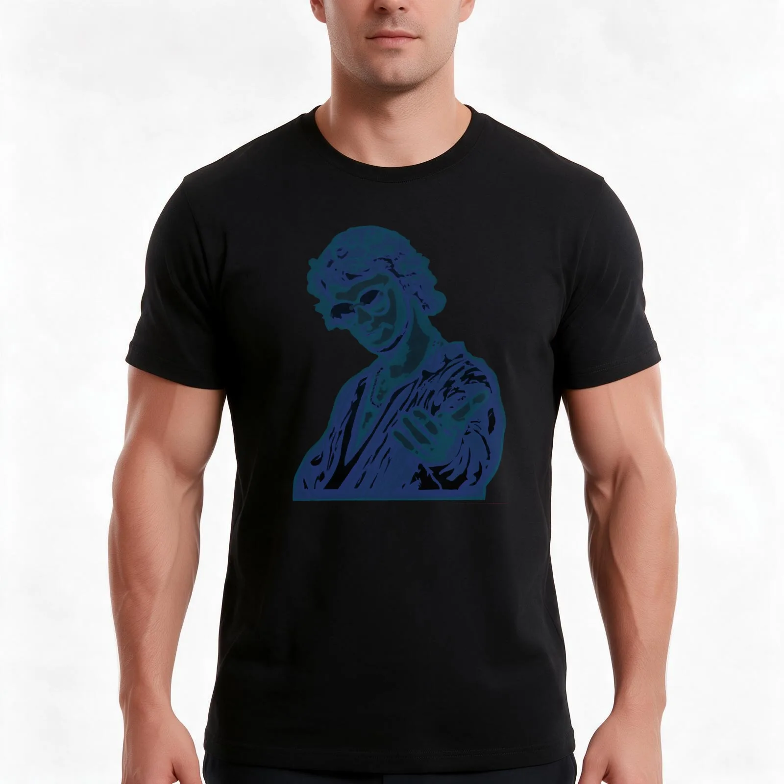 Mr. Clean 10 T-Shirt, Summer Casual Cotton Tee, Oversized Streetwear Tops, Vintage Graphic Print, Loose Fit Short Sleeve