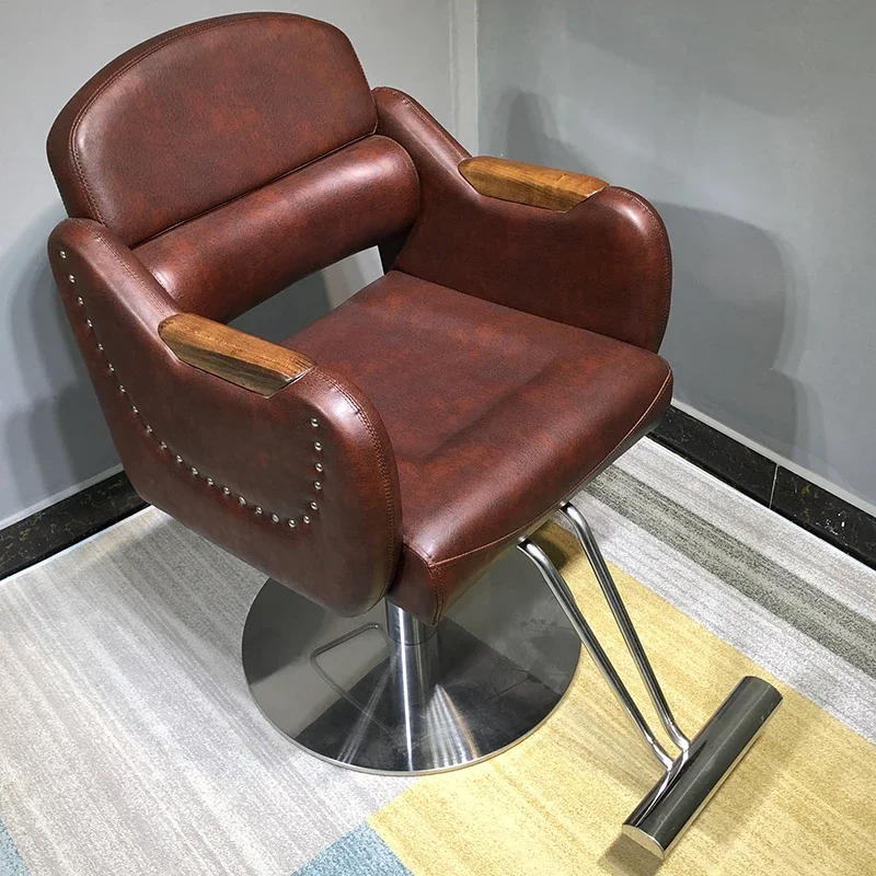 

Hairdressing Chair Tattoo Swivel Chair Barber Chair Vanity Armchair Styling Trendy Comfortable Women Dressing Salon Furniture
