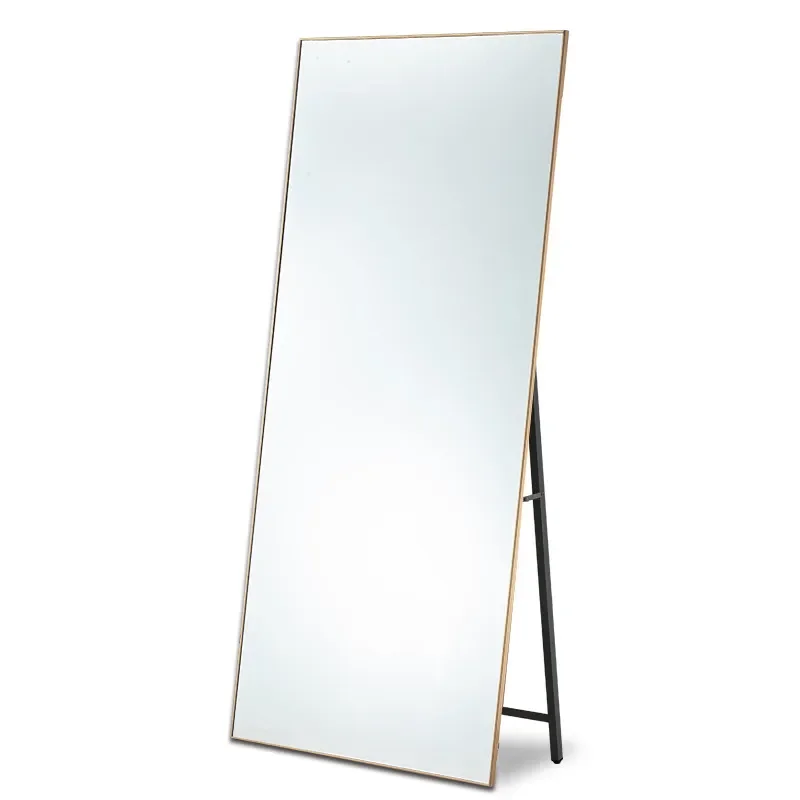 Ultra Clear Full Length Wall Mounted Mirror Slim Frame Floor to Ceiling Dressing Glass for Bedroom Home or Clothing Store