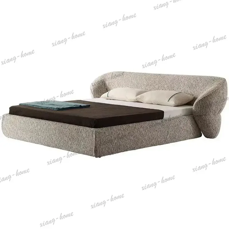 PG Barrier Decoration Double Bed Frame Clearance Wooden Loft Double Bed Headboards Bunker Letto Matrimoniale Furniture