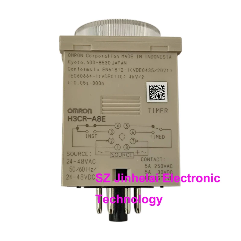 New and Original Omron H3CR-F8 H3CR-A8 H3CR-A8E TIME RELAY Solid state timer 100-240VAC  12-48VDC timer switch