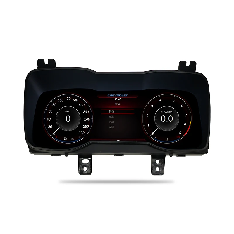

LCD Instrument Panel Speedometer Display Car Digital Dashboard Cluster 12.3 Inch Screen CockPit for Camaro 2011-2015