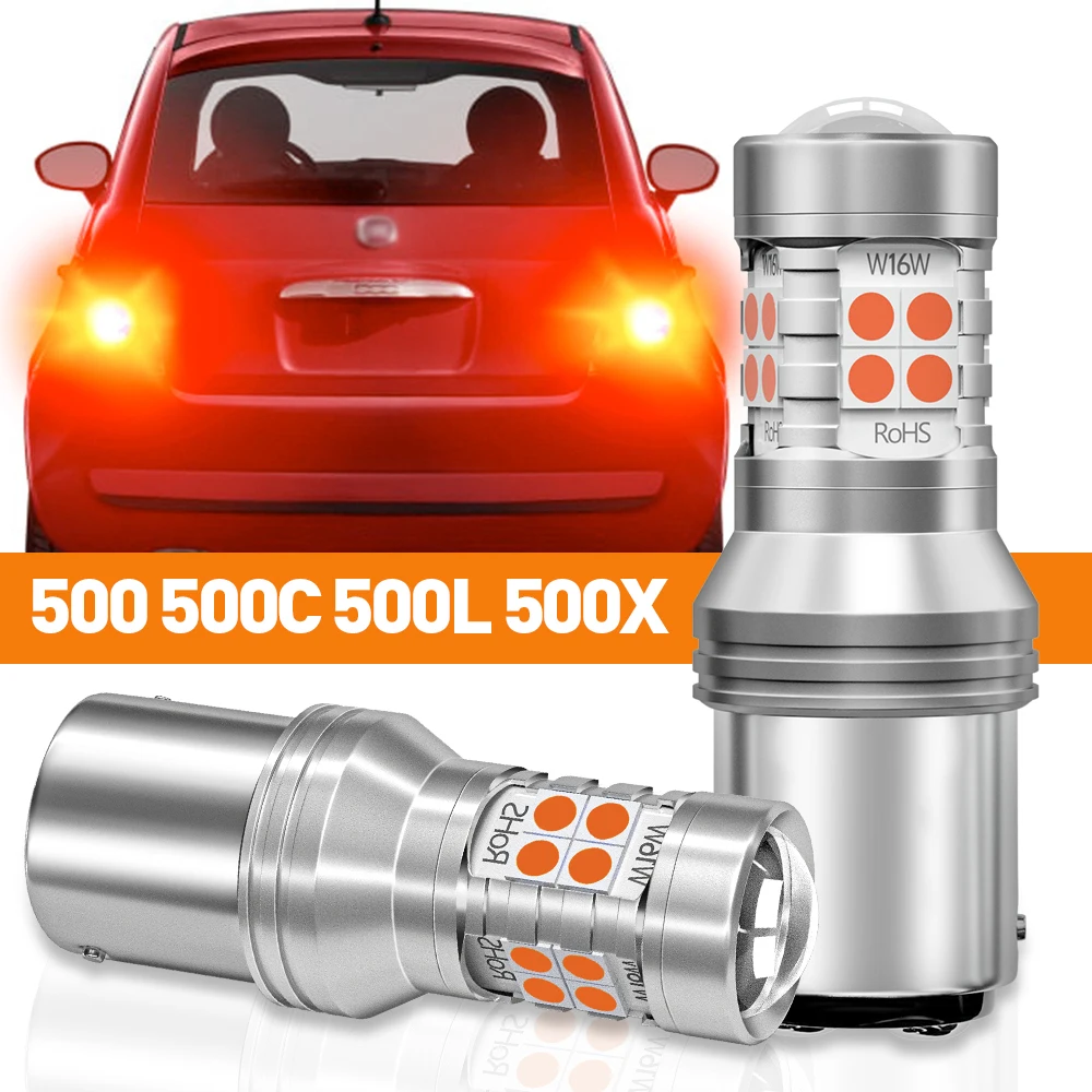 

2 шт. светодиодный стоп-сигнал для Fiat 500 500C 500L 500X 2007 2008 2009 2010 2011 2012 2013 2014 2015 2016 2017 аксессуары лампа Canbus