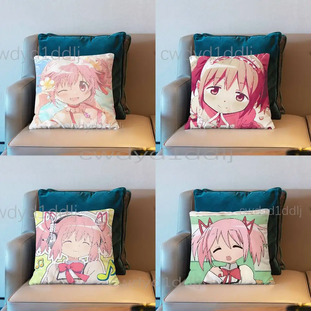 

New Puella Magi M-Madoka Magica Pillowcases Cute Funny Pillow Case For Wedding Party Home Decor Comfy Pillow Cover