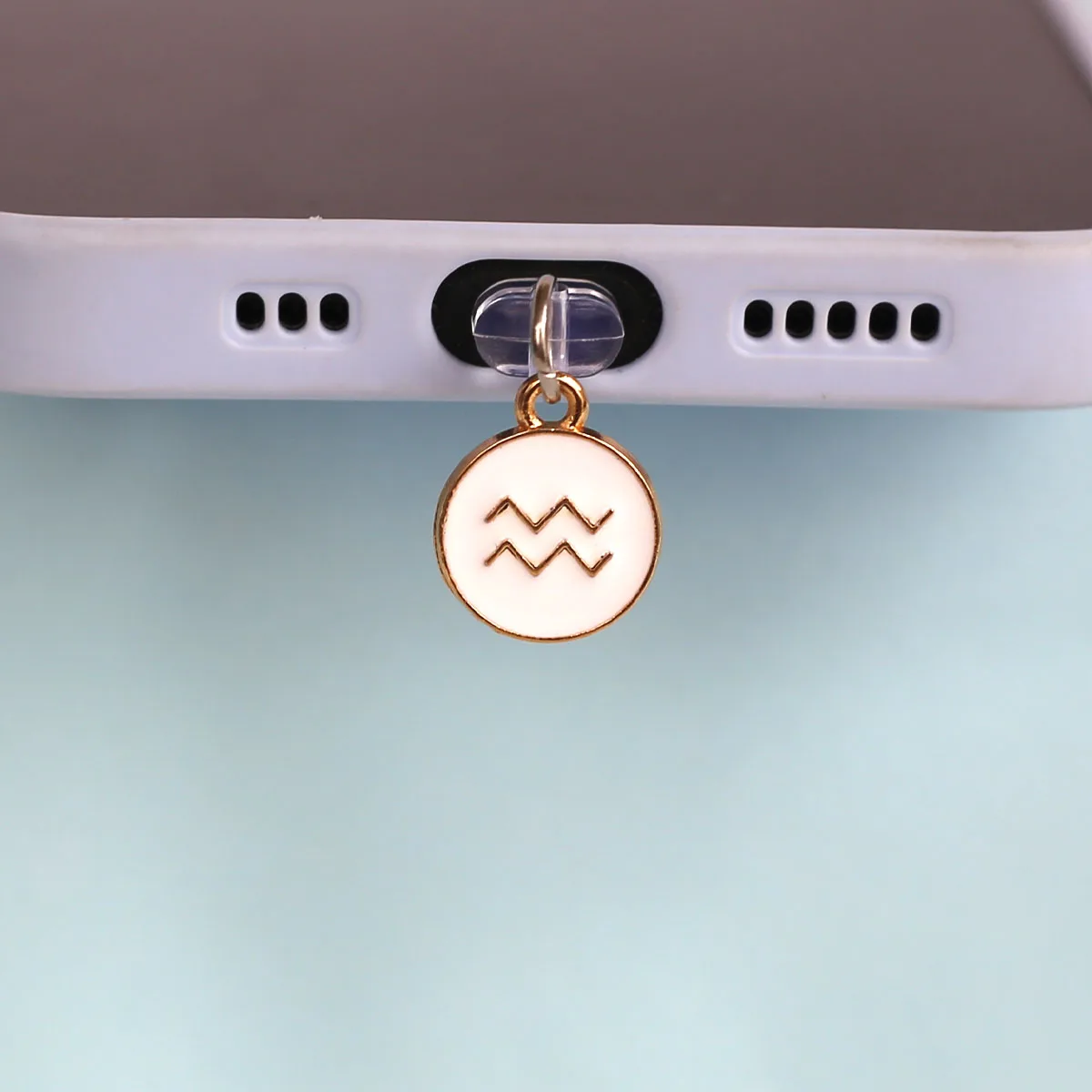 Handy-Staubschutz-Anhänger für die zwölf Sternzeichen, Handy-Zubehör-Dekoration für iPhone 5-14, Staubschutz-Anhänger – Detail 8