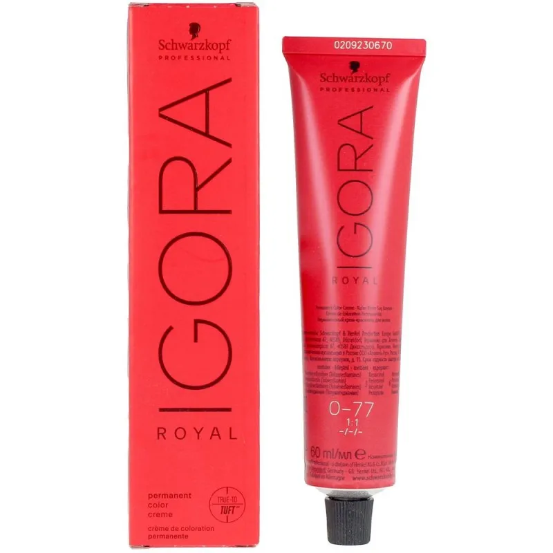 Schwarzkopf IGORA ROYAL 0-77 60 Ml hair dye-intense Color