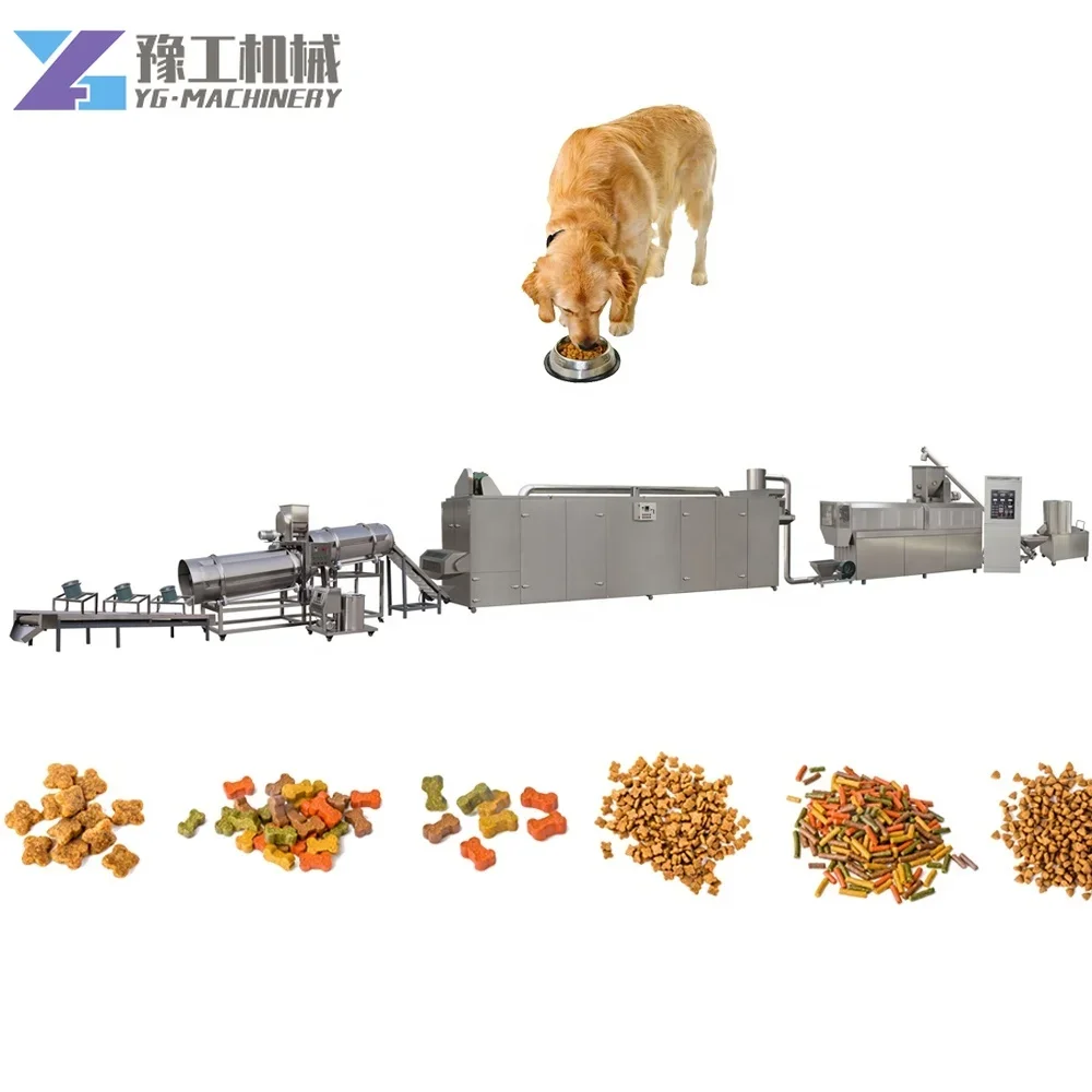 YG Popular Small Capacity Dry Pet Kibble Dog Food Making Machine