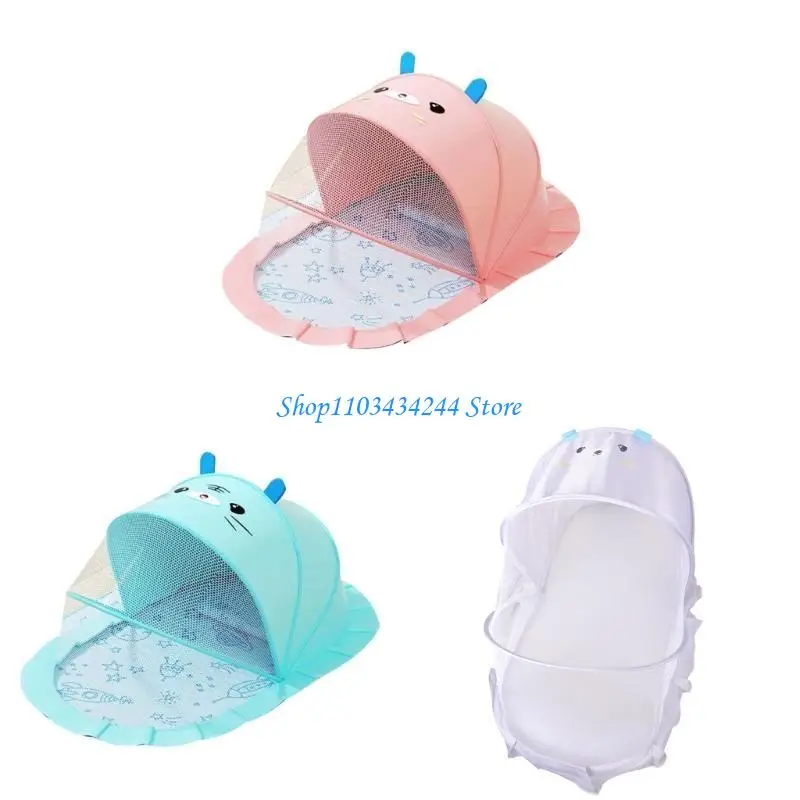 Dosel para dormir infantil dibujos animados, tela malla transpirable, mosquitera, característica bloqueo solar, diseño