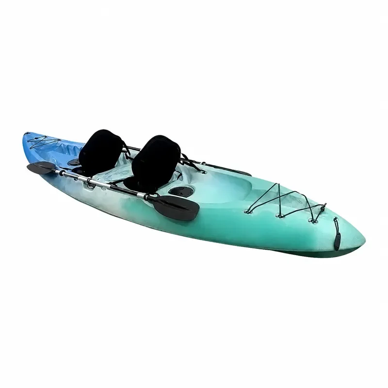 Rotomolded Double Raft Kayak Plastic Hand Rowing Drifting Boat for Race Training Fishing Platform