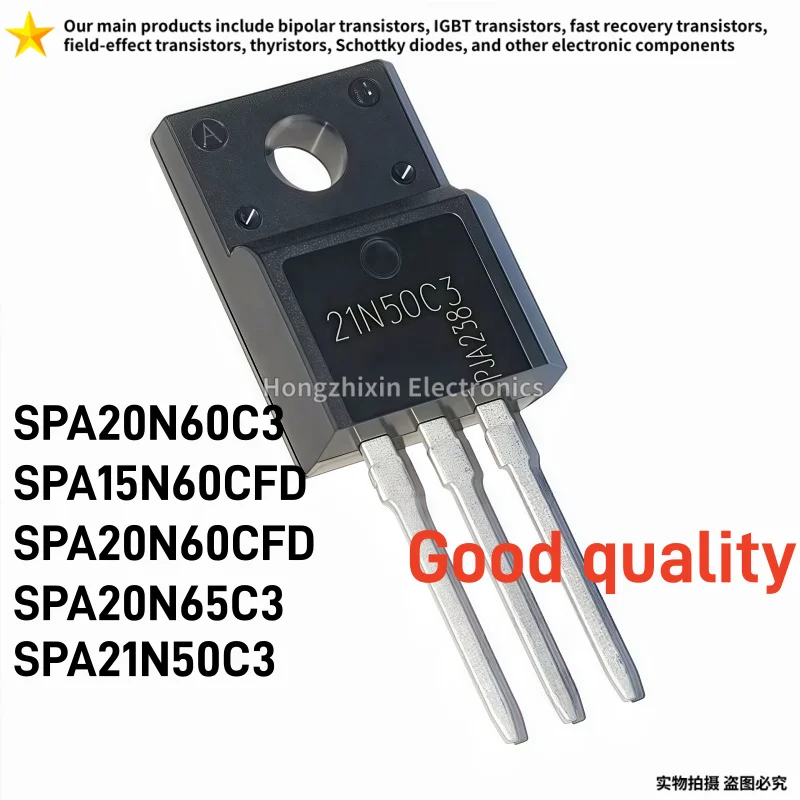 10PCS New 2SK2647 2SK2662 2SK2679 2SK2700 2SK2718 2SK2188 2SK2232 TO-220F N Channel Power MOSFET Switch Transistor