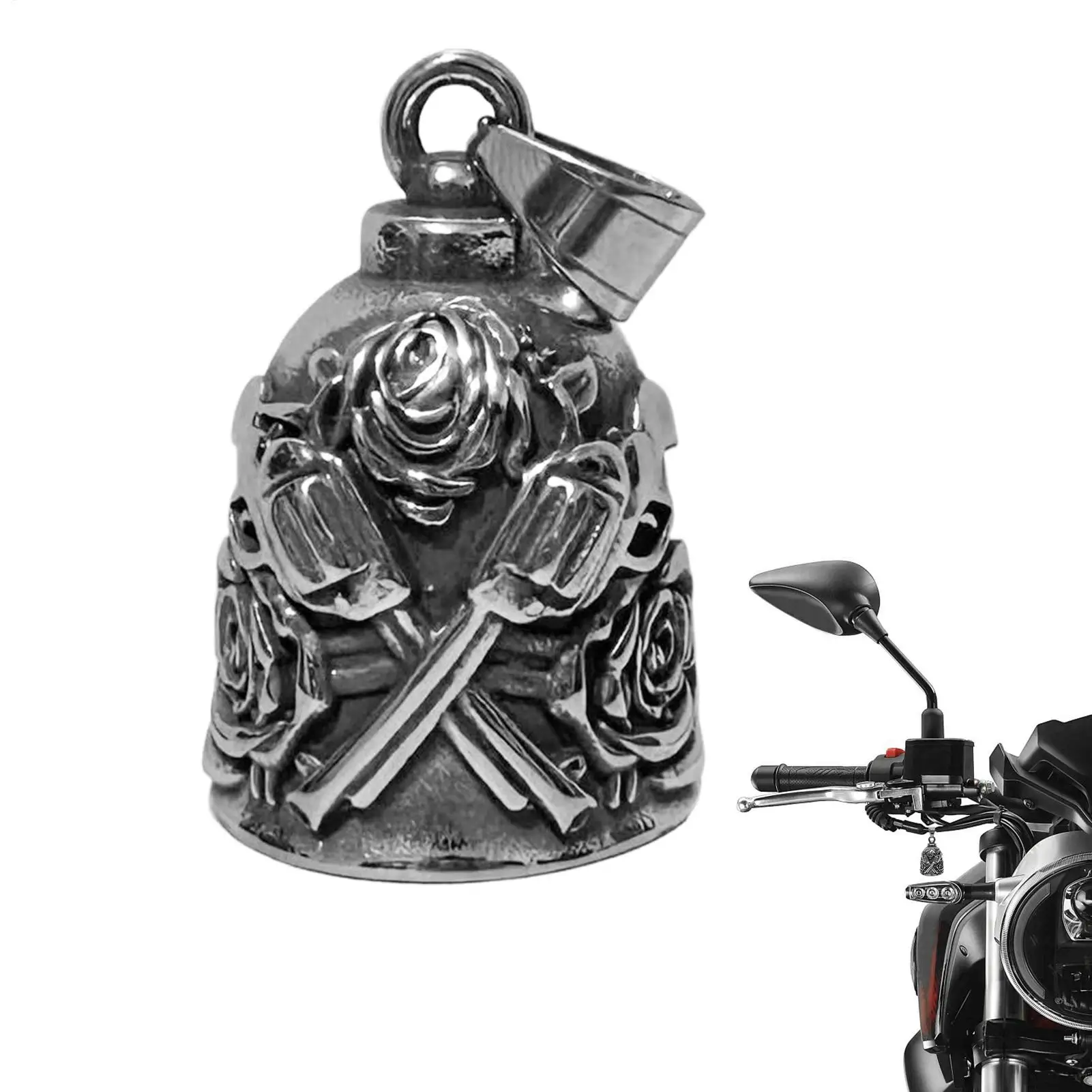 

Motorcycle Ride Bell Alloy Riding Bell Keyring For Motorcycle Portable Design Pendant Decorative Motorbikes Accessories For Boys