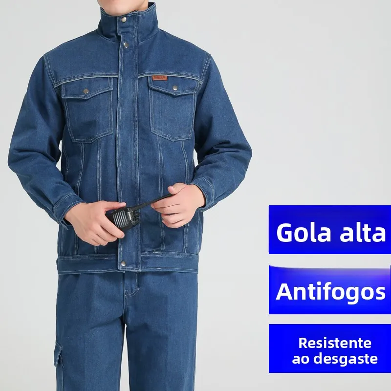 thickened-denim-workwear-suit-for-men-with-stand-collar-and-welding-protective-clothing-anti-scalding-labor-uniform