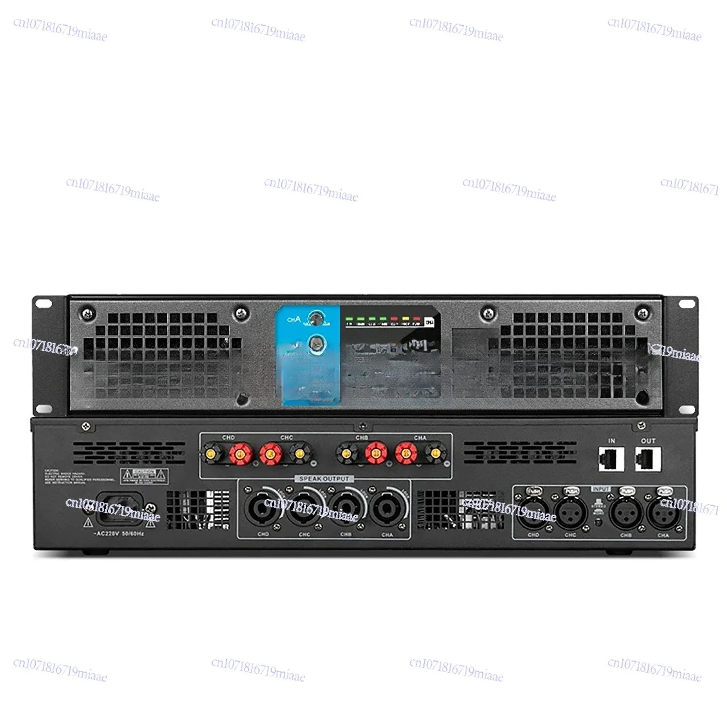 Professional 4-Channel High-Power Digital Amplifier, Stage Audio System, Home & Performance Sound Equipment 2025 New