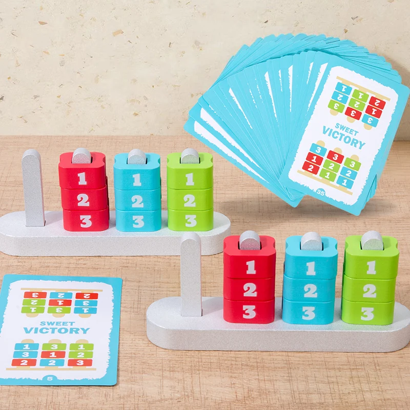 Kids Two-player Digital Battle Board Game Logical Thinking Training Educational Toy