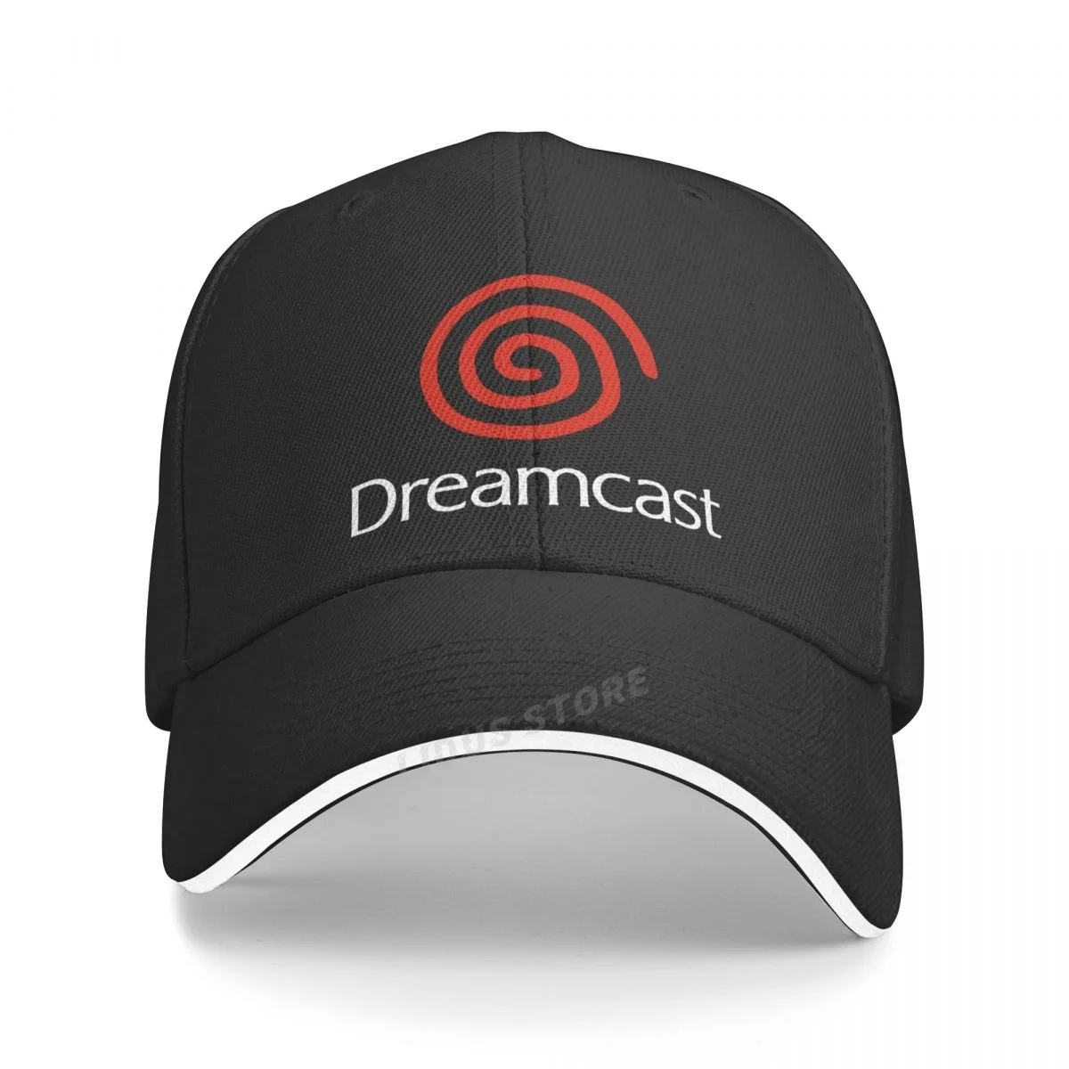 

Dreamcast Retro Game Console Baseball Cap Hat Hip Hop Black Printed Summer Casual Sport Spring Czapka Casquette Women Fish