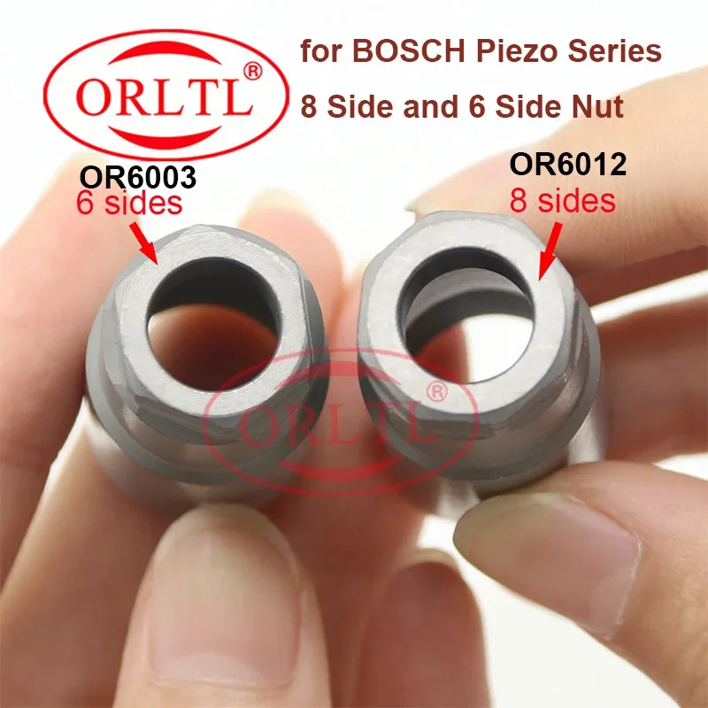 

Diesel Common Rail Injection Nozzle Cap Auto Fuel Pump Injector Nozzle Cup Nut for BOSH Piezo 6 sides and 8 sides OR6012