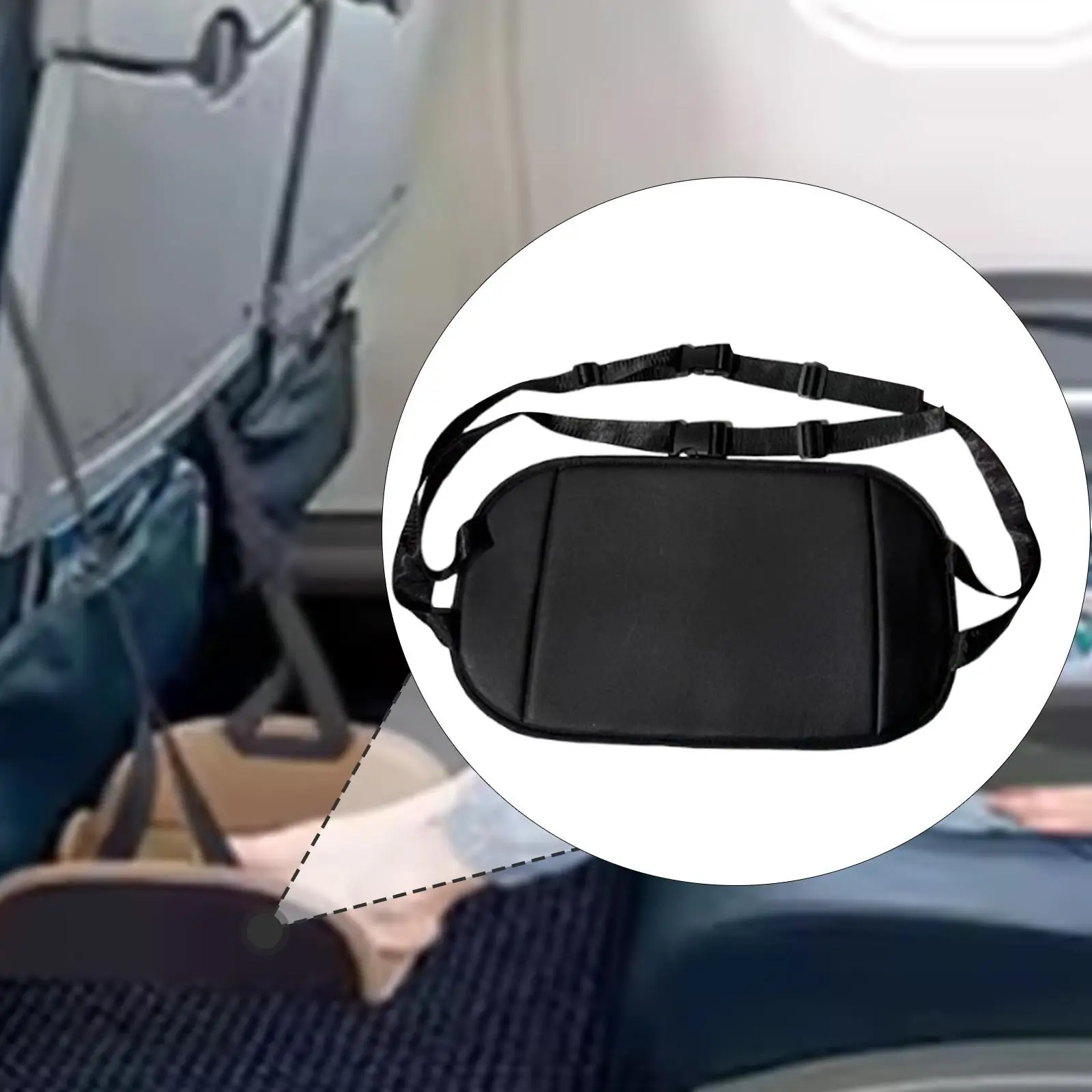 Airplane Foot Hammock Fly Essential Airplane Footrest for Car Home Office