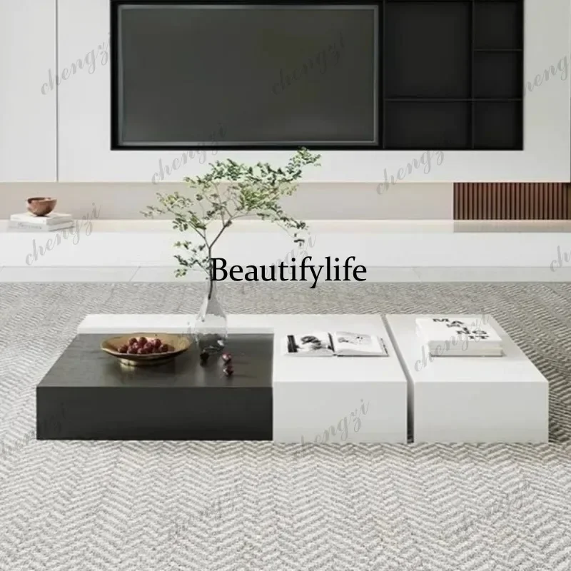 A49 French Ornaments Service Coffee Table Hospitality Display Minimalist Living Room Table Design Gaming Floor Center Furniture