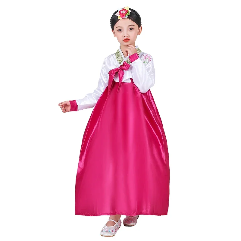 Roupas tradicionais infantis coreanas, trajes de hanbok melhorados, bebês meninos e meninas, homens e mulheres