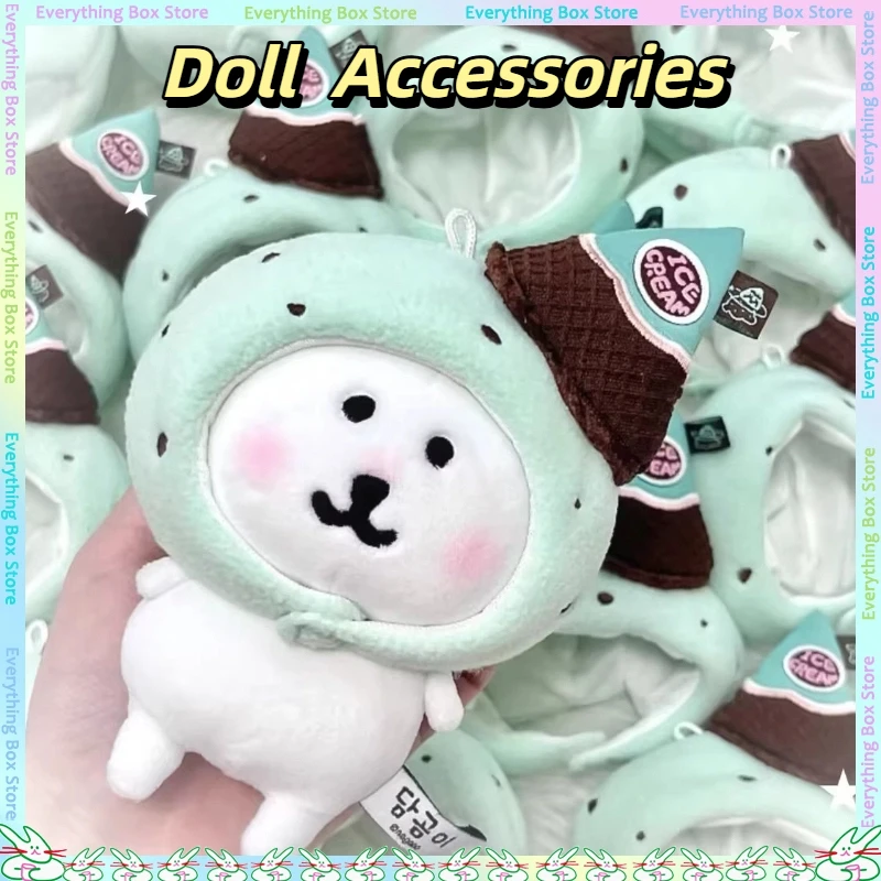 

Чехол на голову с мороженым Macaron для кукол, хлопковая подвеска, украшение, подходит для кукол 10 см, аксессуары для игрушек