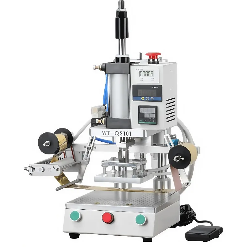 

Foil Stamping Machine Leather PVC Wood and Paper Digital Embossing Machine Pneumatic Hot Stamping Machine