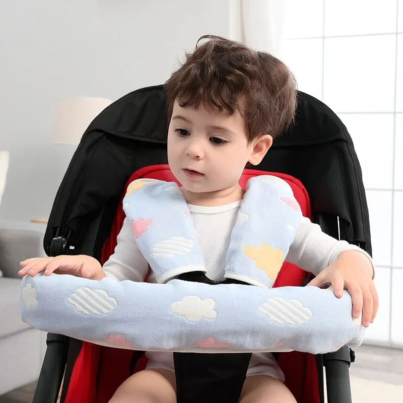 Accesorios para cochecito de bebé, guantes de sujeción, cubiertas protectoras para manija, barandillas para niños, toallitas para Saliva de bebé,