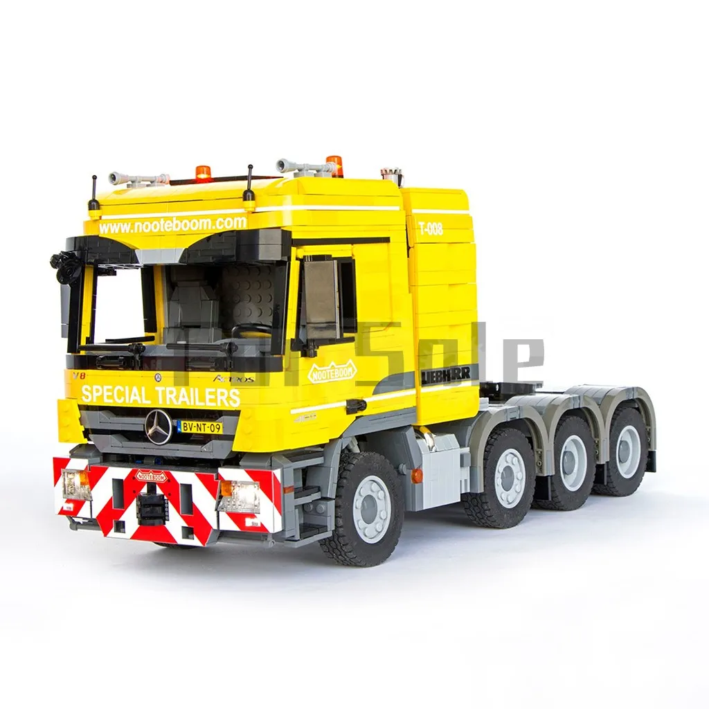 

MOC-6074 Mercedes Actros 4165 MP3 - Nooteboom by JaapTechnic Building Block Model Spliced Toy Puzzle Kids Gift