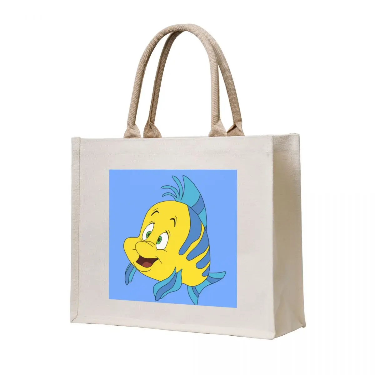 

Flounder fish Tote Bag Women's shopper bag eco bag folding Big women