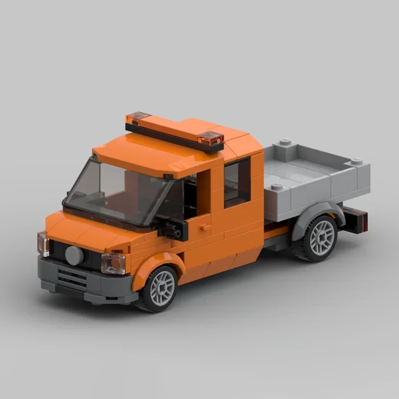 Moc-bloques de construcción de área de carga T5, modelo de camión, tecnología Modular, ciudad, coche, juguete de construcción, juego de bricolaje, regalos de montaje