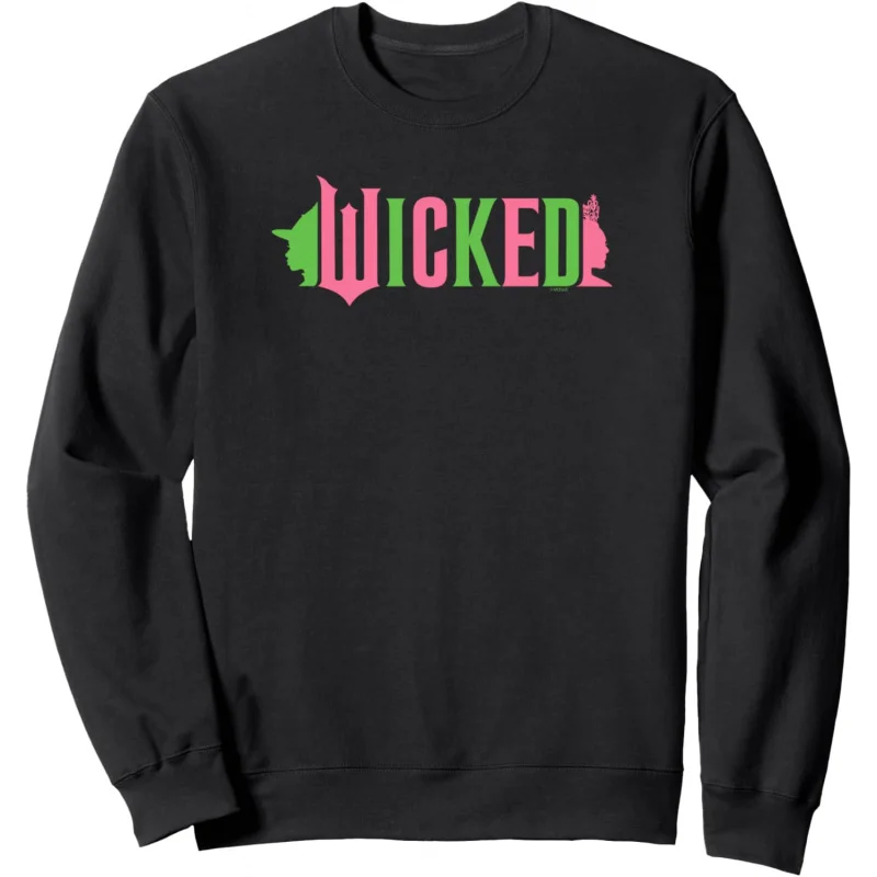 

Wicked Pink&Green Sweatshirt Loose Large Men's and Women's Styles