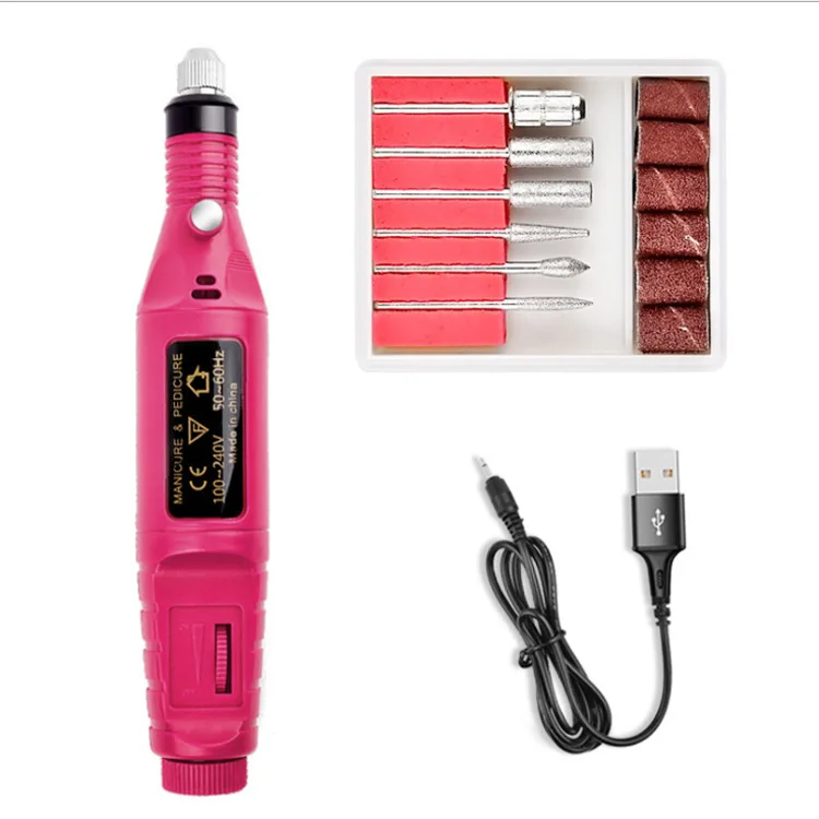 Set per unghie asciugatrice per lampada a LED UV con pennello per Nail Art Kit di smalto per Gel Soak Off Set di strumenti per Manicure trapano elettrico per unghie strumenti per unghie