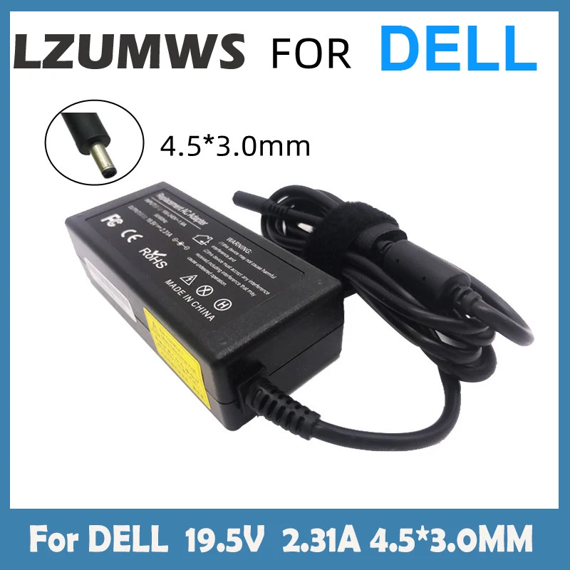 

19.5V 2.31A 45W 4.5*3.0MM Laptop Charger Adapter For Dell Xps 12 13 13R 13Z 14 13-L321X 13-6928SLV Inspiron 15-3552