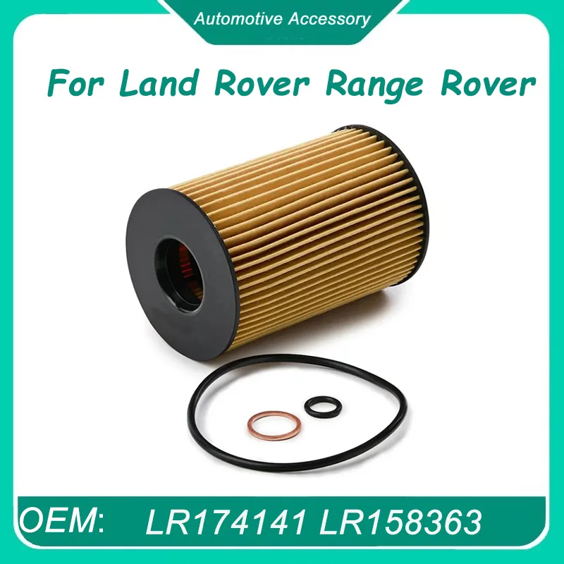 

LR174141 LR158363 M8P36714BA 1Pcs Oil Filter for Land Rover Range Rover Vogue 2022 & Range Rover Sport 2023