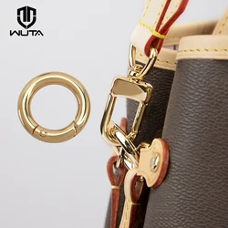 WUTA O Ring Round Carabiner for Keychain Key Fob Clasp Connector Rings for Keychains Clip Strap Buckle Snap Hook Bag Accessories