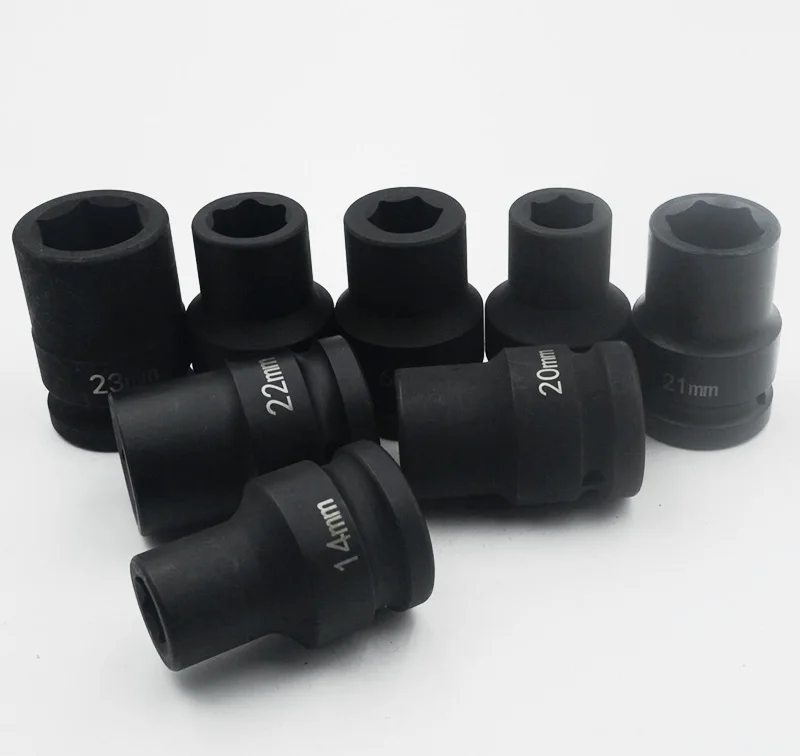 3/4 Impact Hex Black Air Sockets 14mm 15mm 16mm 17mm 18mm 19mm 21mm 22mm 23mm 24mm 27mm 30mm 33mm 34mm 35mm 38mm 39mm 41mm 45mm