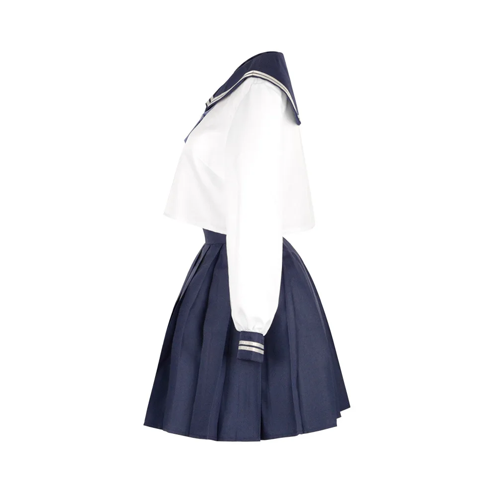 Spell Back To War Riko Cosplay Costume Women's 2D Comic-Con Cosplay College Style Girls Skirt Sailor Suit