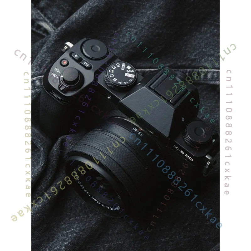 Vintage Wooden Shutter Sticker Hot Shoe Cover Set Camera Accessory For Fujifilm X‑H2 X‑S20 XS10 Mirrorless Camera