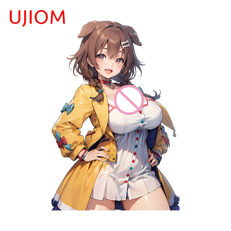 UJIOM Shigure Ui Vtuber Wall Sticker Premium Amusing Design Scratch Proof Edgy Decal Vinyl Suitable For Smooth Surface Decor