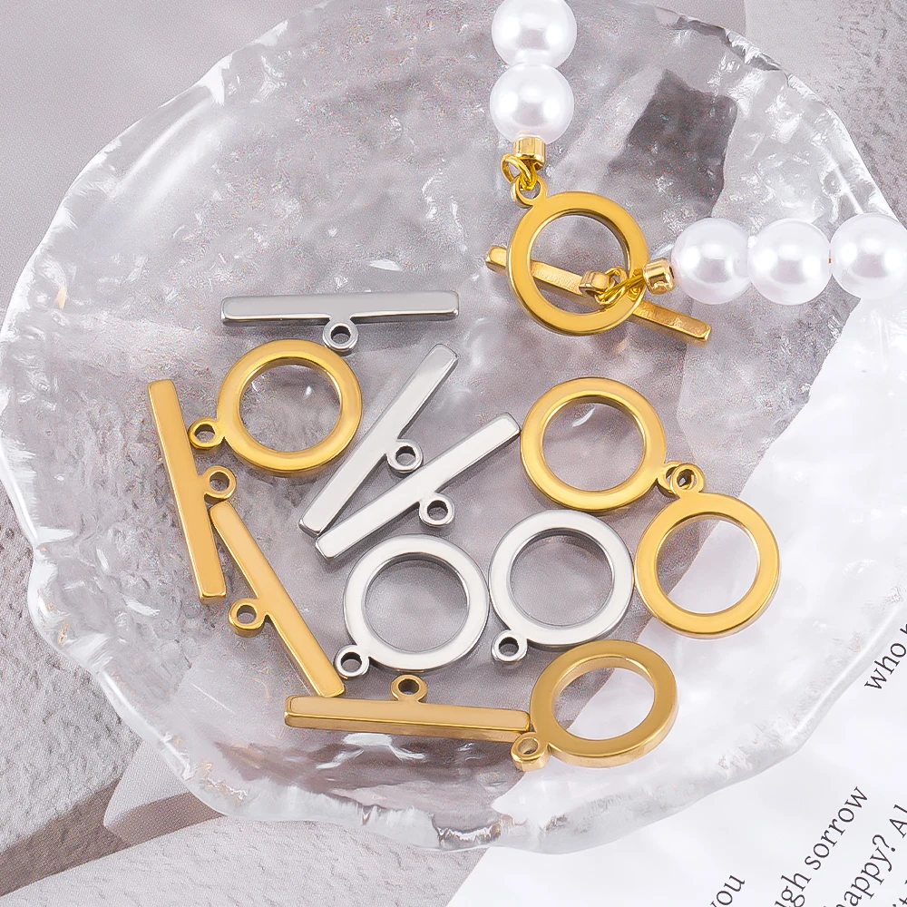 5 Sets Stainless Steel Toggle - Hoop Earrings recension och pris