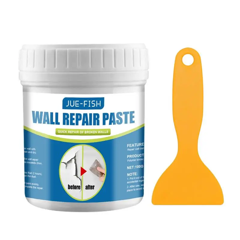 Wall Repair Paste Wall Mending Agent With Scraper Drywall Kit Wall Hole Filler Paint Peeling Crack Repairing Agent Cover Stain