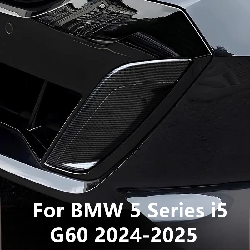 

For BMW 5 Series i5 G60 2024-2025 Car Bumper Decorative Air Deflector Front Bumper Decorative Trim ABS Plastic