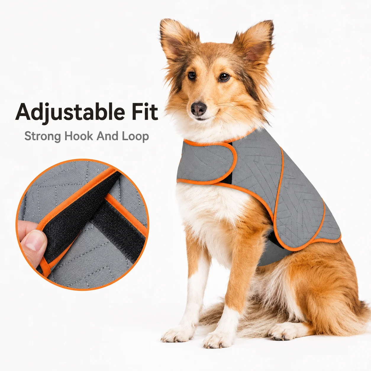 調節可能な犬用鎮静ベスト、穏やかな圧迫不安解消ラップ、雷雨、 - Dog Anxiety Vest のレビューと価格
