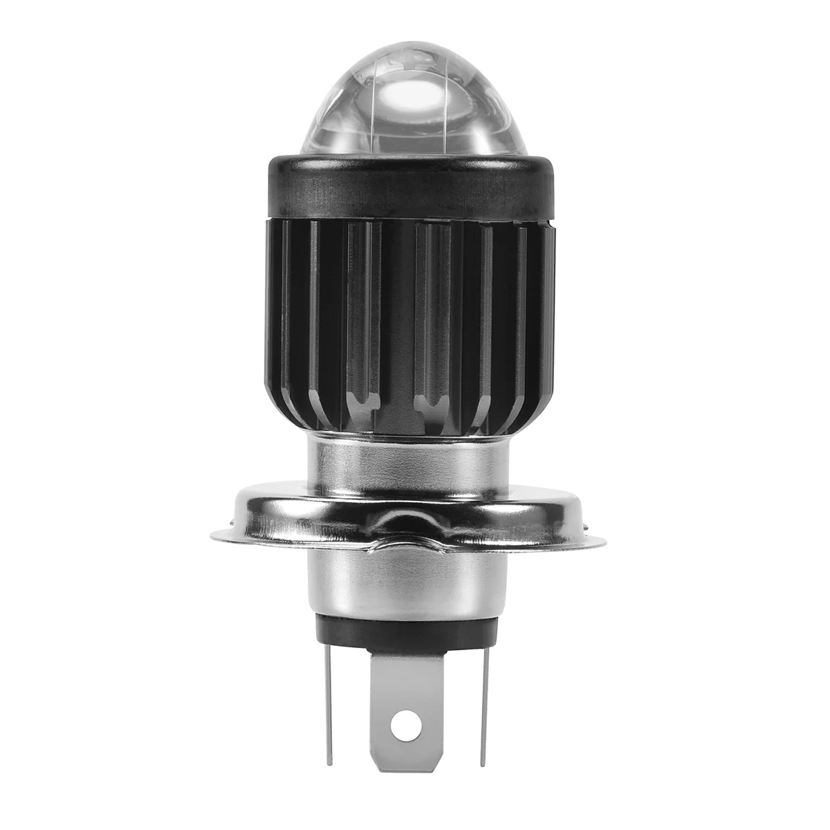 รถจักรยานยนต์ H4มินิโปรเจคเตอร์แอลอีดีไฟหน้าหลอดไฟคู่สีขาวสีเหลืองรถเอทีวีสกู๊ตเตอร์โคมไฟหลอดไฟหน้า