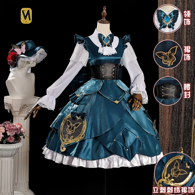 

HCos Identity Ⅴ Emma Woods Gardener Cosplay Costume Uniform Halloween Party for Women Girls Role Play