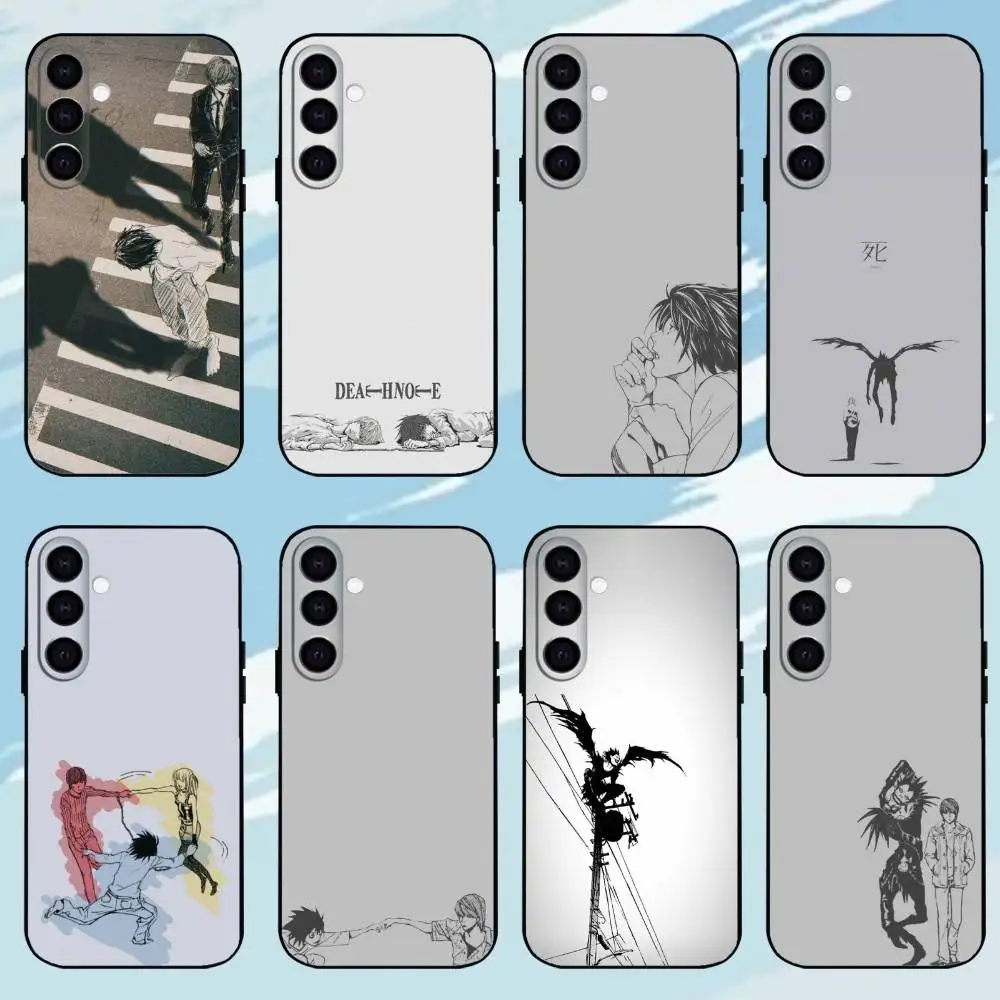 

Anime D-Death Noter Black Shell Phone Case For Samsung Galaxy A73,A72,A71,A70,A53,A52,A51,Others Soft Black Shell