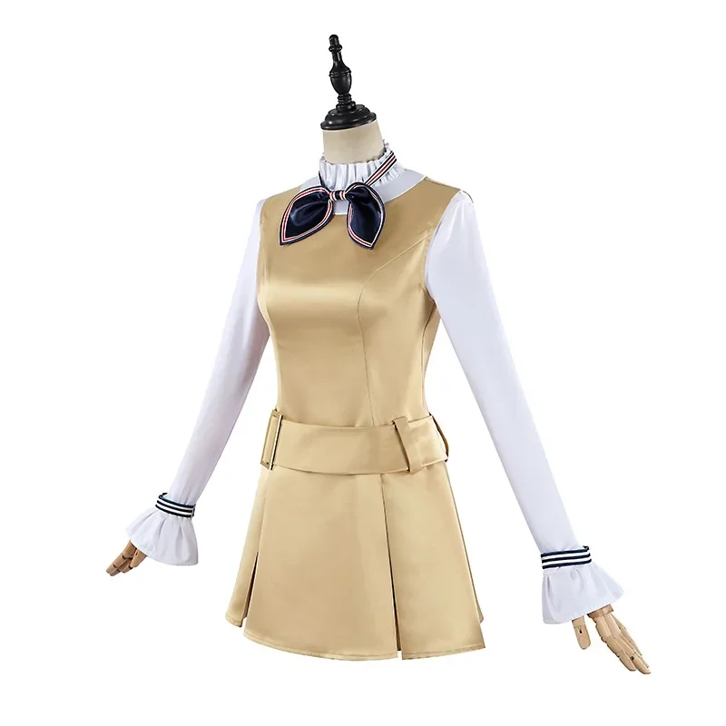 Movie M3GAN Cosplay Costume M3GAN Costume Bow Tie Dress Daily Wear Halloween Carnival Role Play Uniform for Women 2025 Hot Sale
