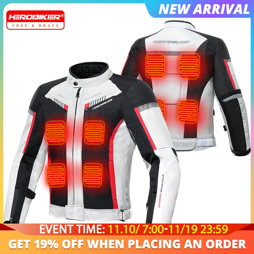 

Мужская мотоциклетная куртка, водонепроницаемое пальто с подогревом, зимние теплые куртки с USB-подогревом и электрическим подогревом для верховой езды, кемпинга, рыбалки