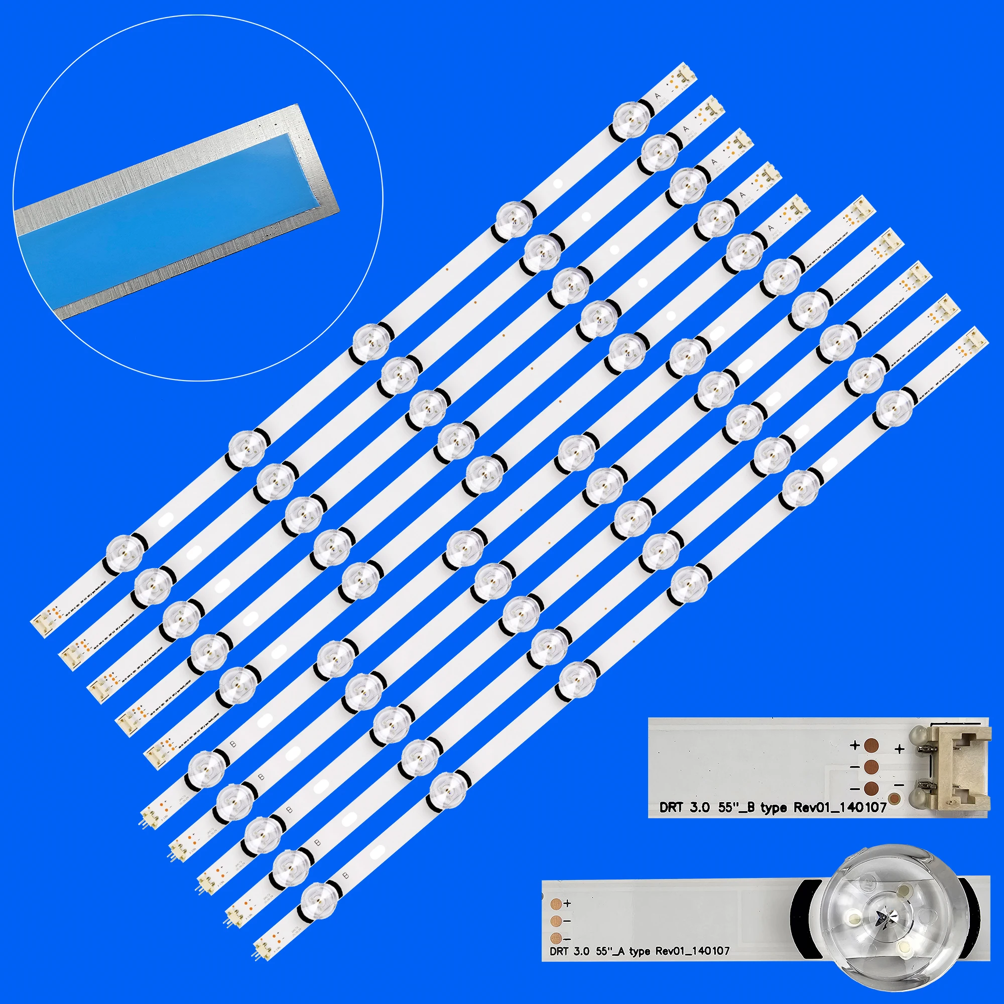 Nueva barra de tira LED de matriz de retroiluminación completa 55\'DRT3.0 55LB650V 55LB630V 55LF650Y 55LF5610 55LF580V 55LF5800 55LB630V 55LB6300