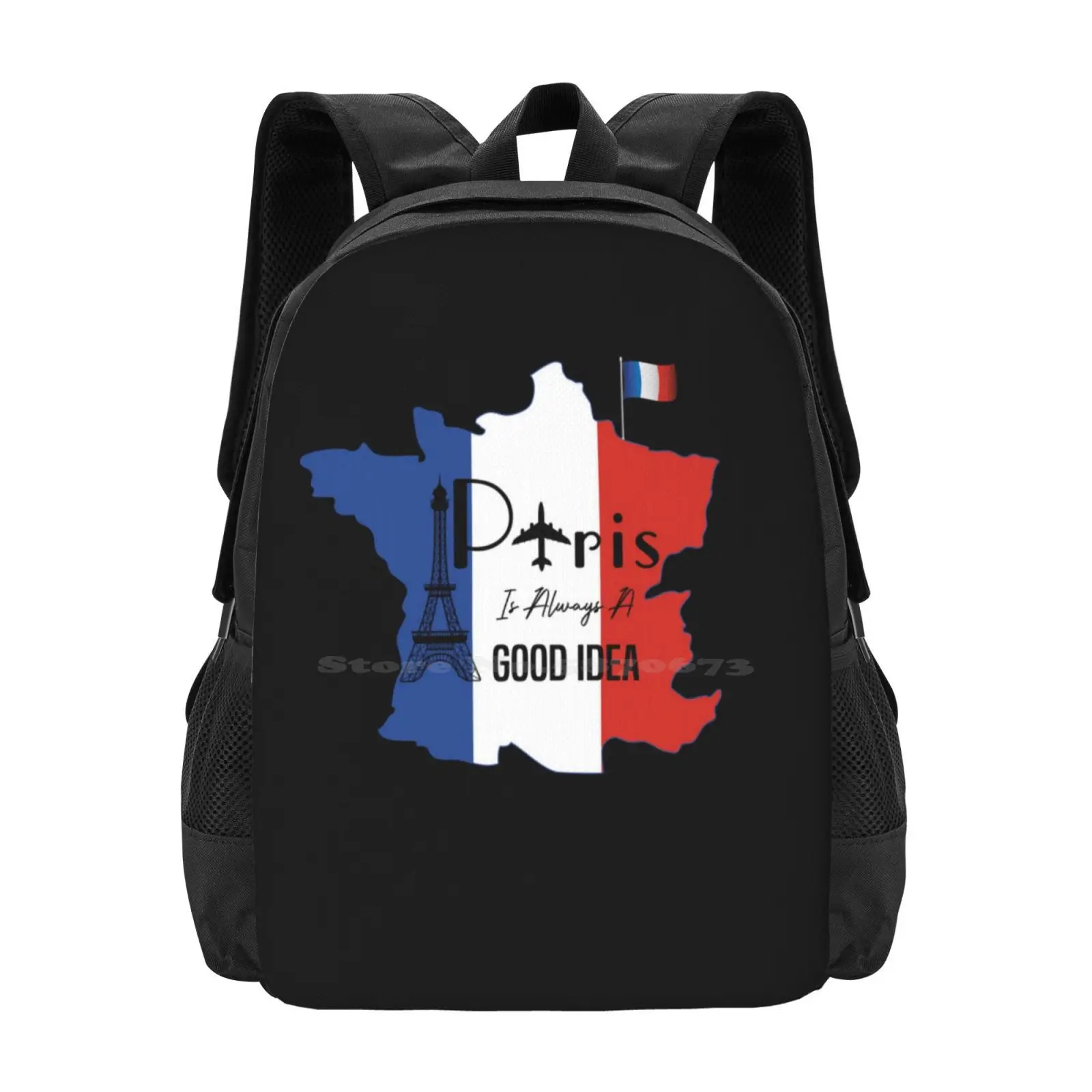 Paris Is Always A Good Idea New Arrivals Unisex Bags Student Bag Backpack Bus Paris Is Always A Good Idea Paris Is Always A