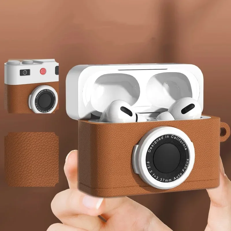 2024 New Retro Camera Earphone Case For Apple For Airpods 3 Soft Silicone Headphone Protective Case For AirPods 2 Pro Genera